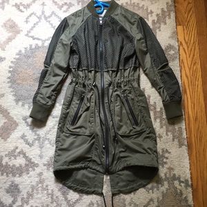 ASOS Rain Jacket with cinch at the waste